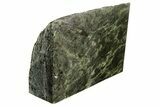 Wide, Polished Jade (Nephrite) Section - British Columbia #200457-1